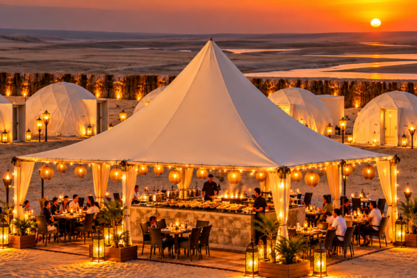 Doha: Sunset Desert Safari with Dune Bashing & Dinner