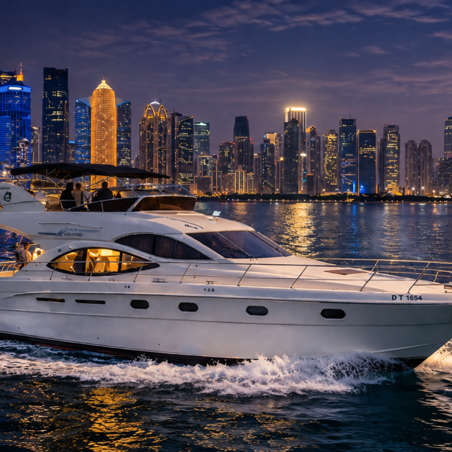 Doha: Luxury Yacht Cruise & Boat Tour with Skyline Views